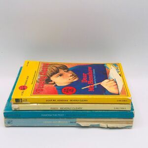 Beverly Cleary 4 Book Lot Dell Yearling Books Ribsy, Ramona, Henry and Beezus
